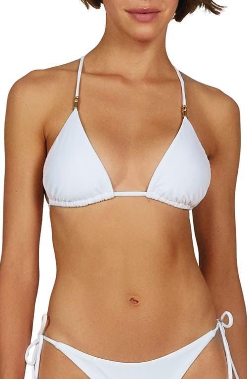 Womens Lucy Strappy-Back Triangle Bikini Top Product Image