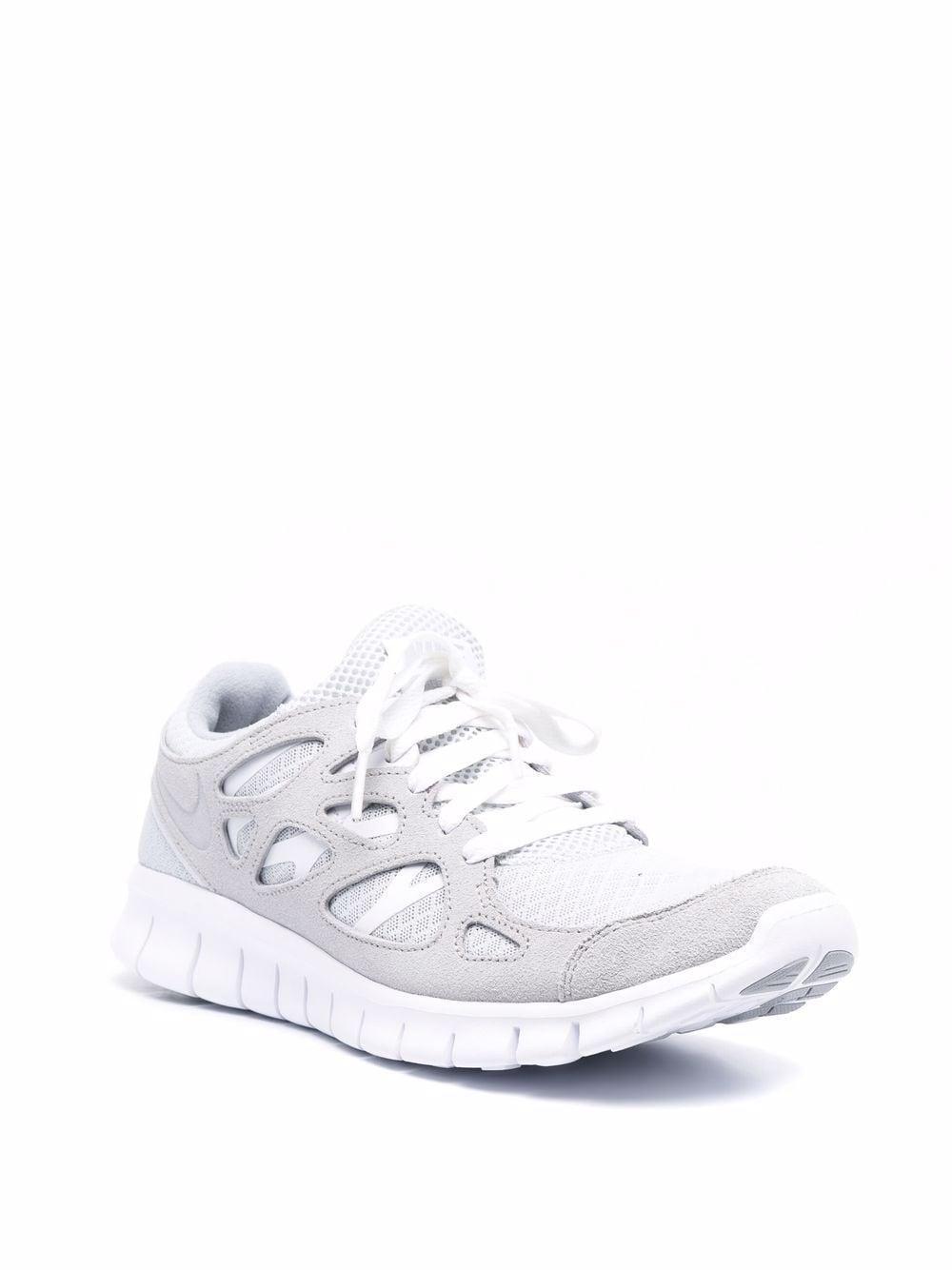 Free Run 2 Low-top Sneakers In Wolf Grey/pure Platinum-white Product Image