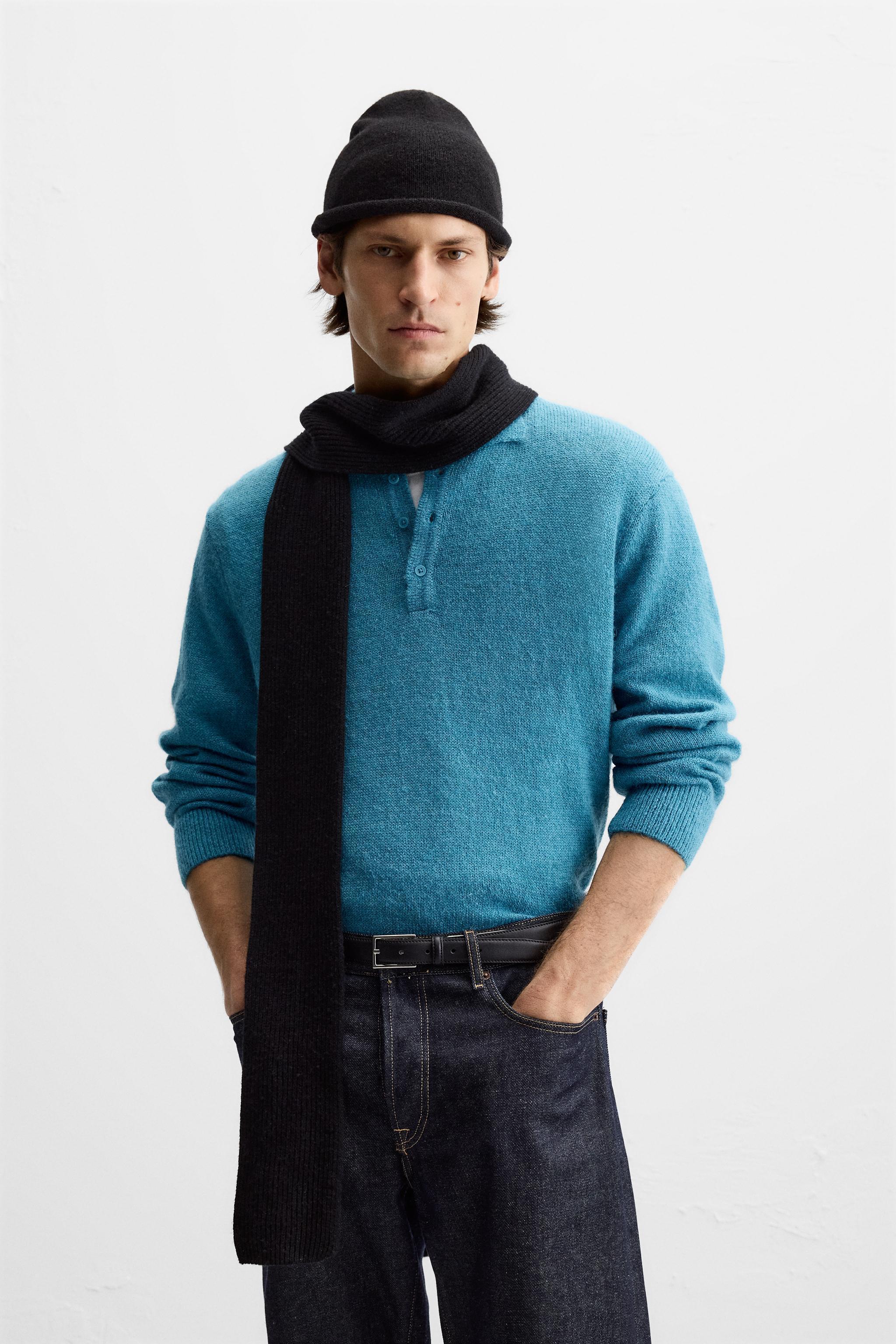 TEXTURED KNIT POLO Product Image