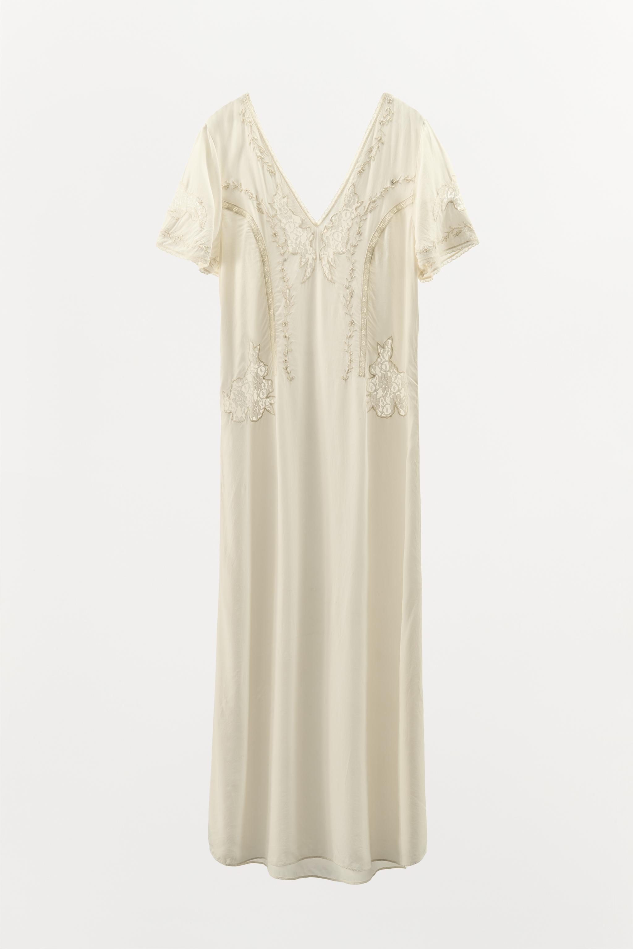 EMBROIDERED MAXI DRESS Product Image