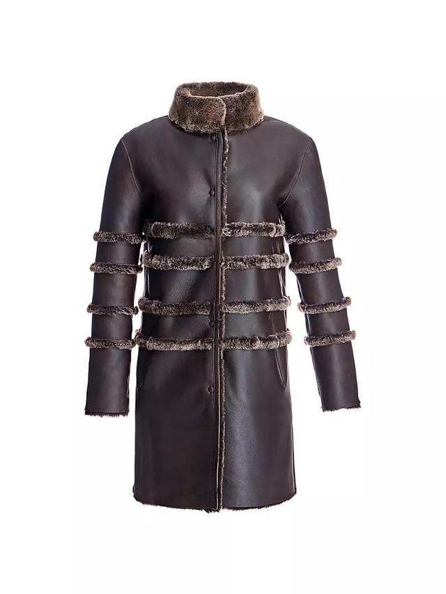 Dyed Shearling Reversible Coat Product Image