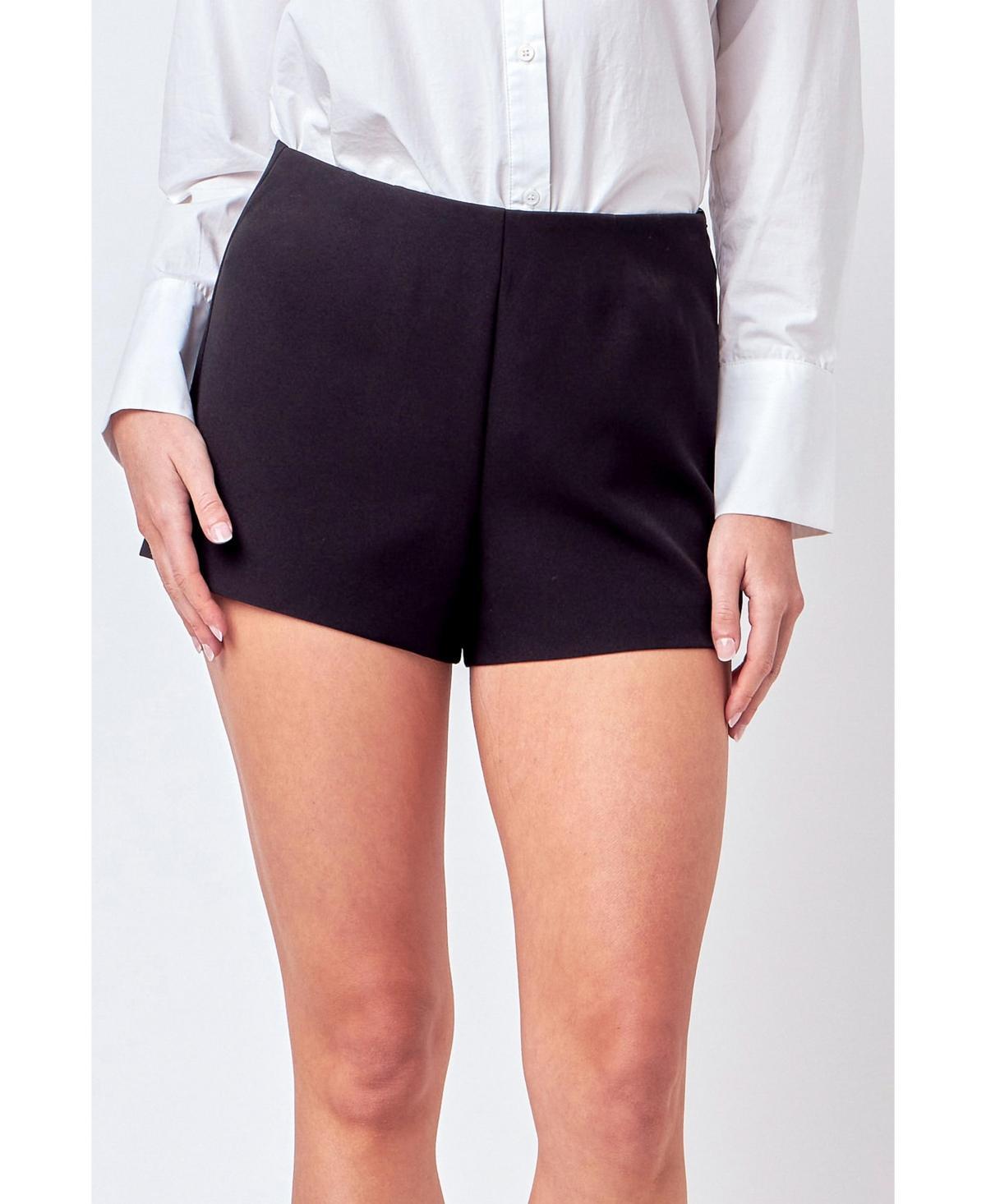 Endless Rose Pleated Low Rise Shorts Product Image