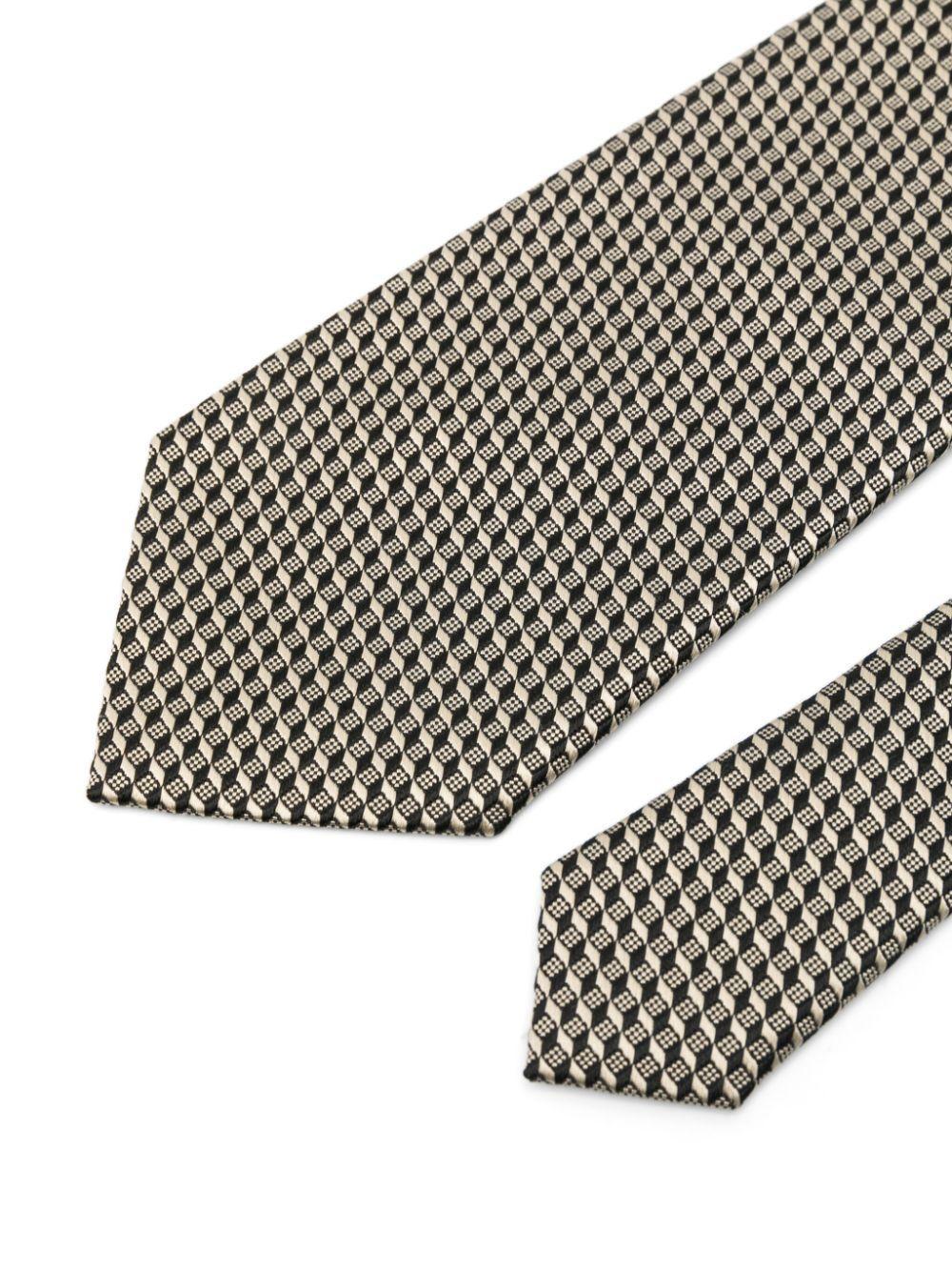 pattern-jacquard tie  Product Image