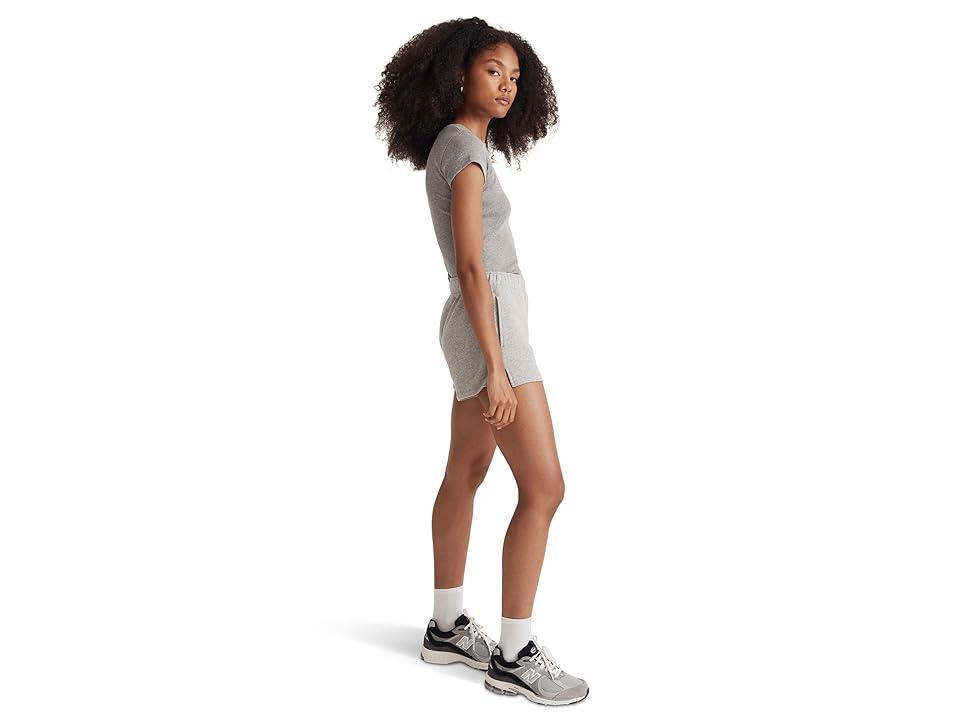 Madewell Terry Drawstring Sweatshorts (Heather Gym Class Grey) Women's Shorts product image