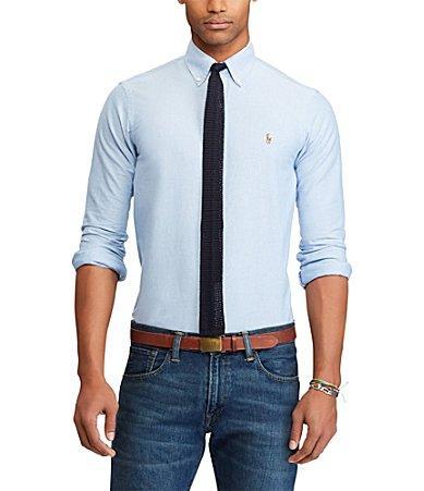 Polo Ralph Lauren Classic Oxford Button-Down Sport Shirt Product Image