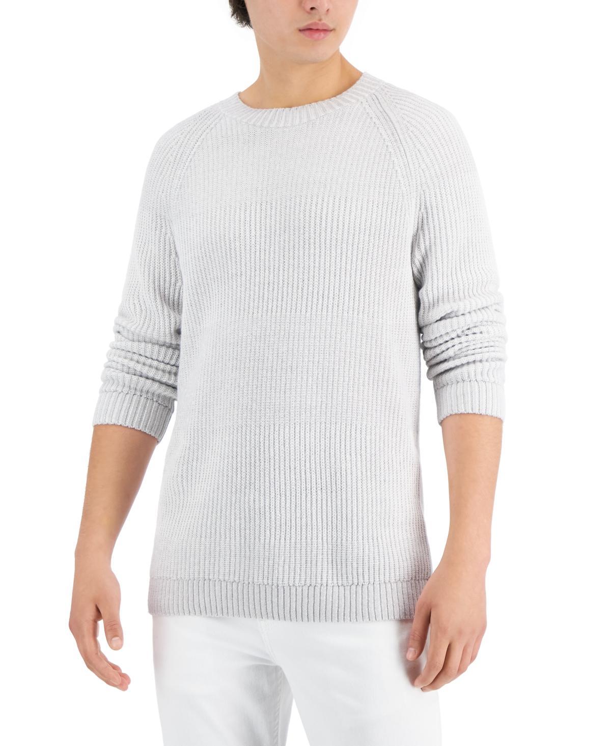 I.n.c. International Concepts Mens Plaited Crewneck Sweater, Created for Macys Product Image