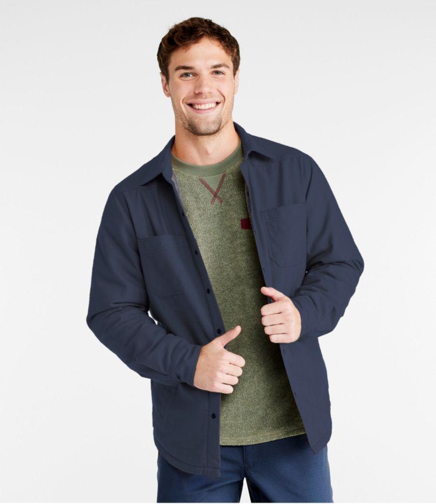 
                            Men's Katahdin Performance Flannel Shirt-Jacket, Hi-Pile Fleece-Lined Solid
                         Product Image