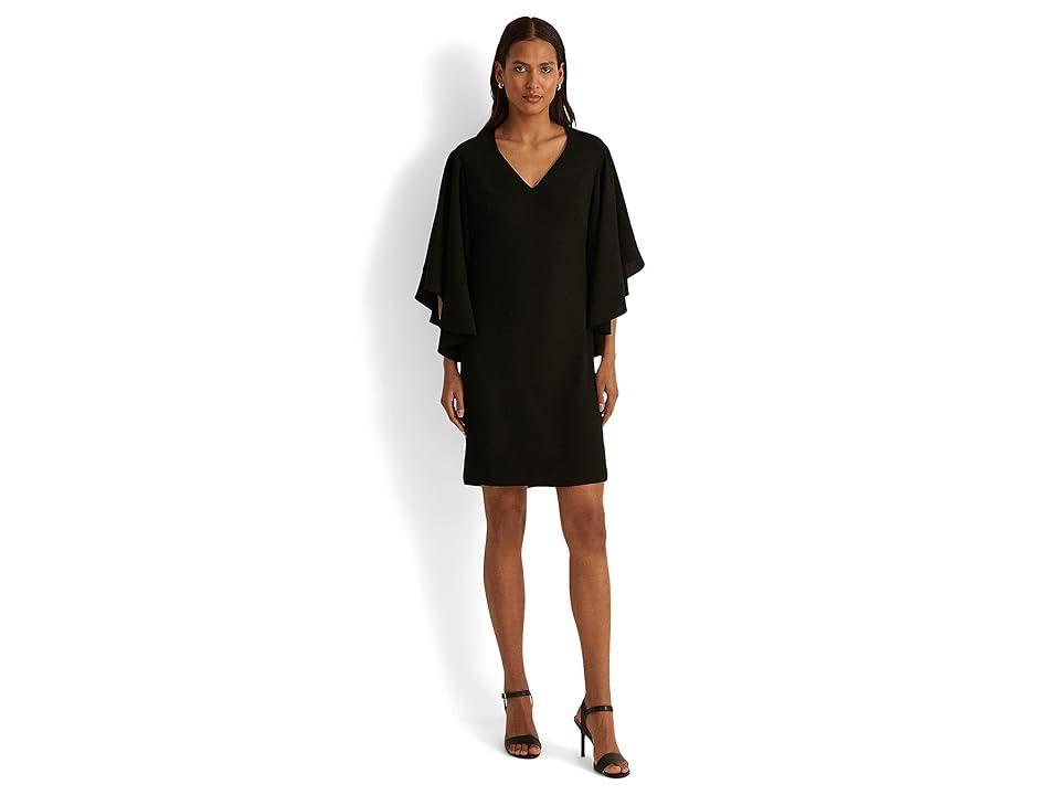 LAUREN Ralph Lauren Ruffle-Sleeve Cocktail Dress Women's Clothing Product Image