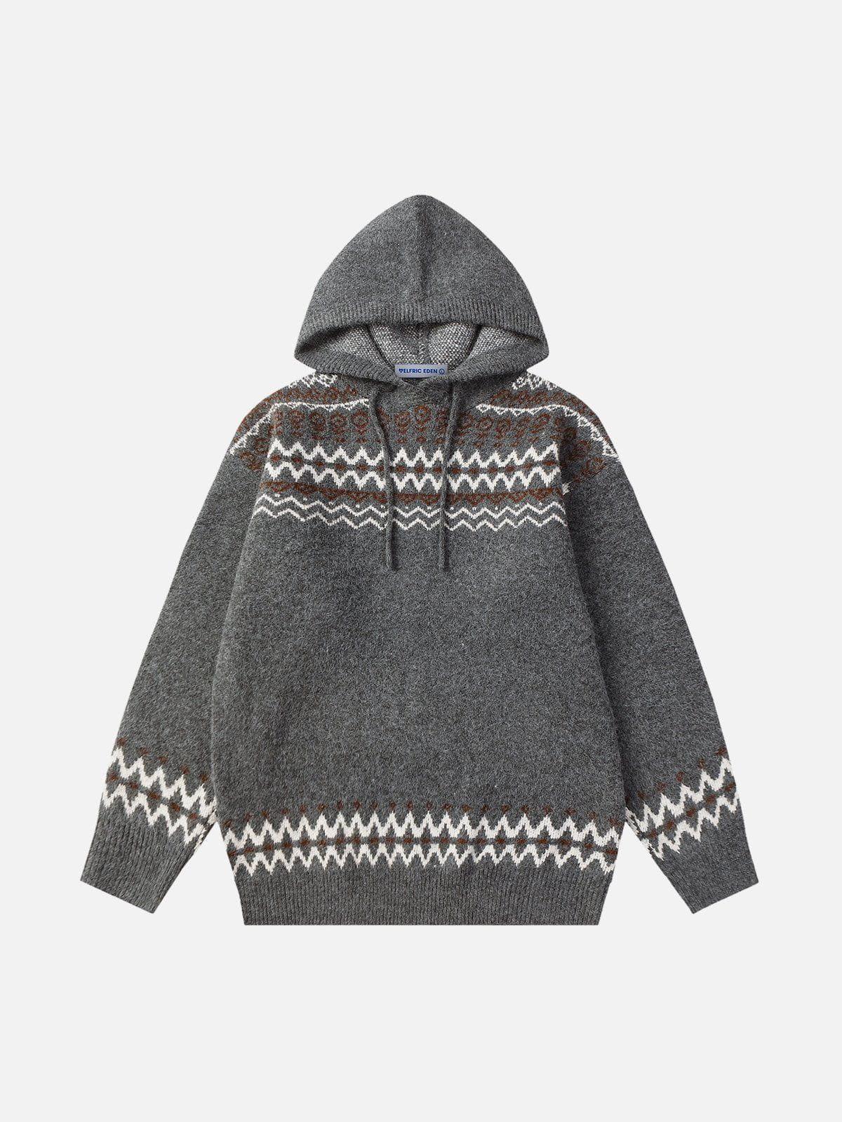 Aelfric Eden Fair Isle Graphic Hoodie Product Image