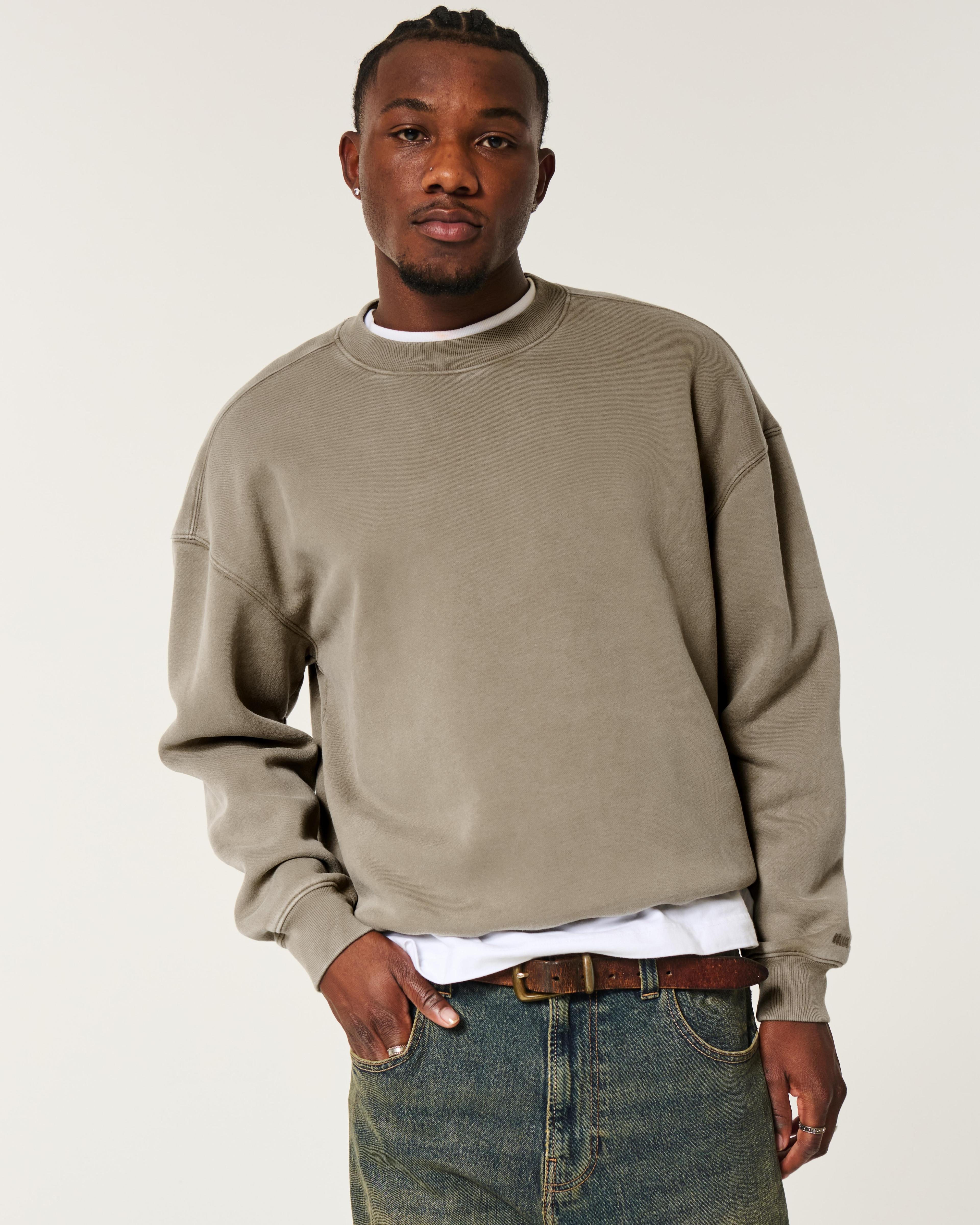 Boxy Washed Crew Sweatshirt Product Image