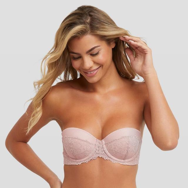 Maidenform Self Expressions Womens Multiway Push-Up Bra SE1102 - Evening Blush/Sheer Pale 36D Product Image