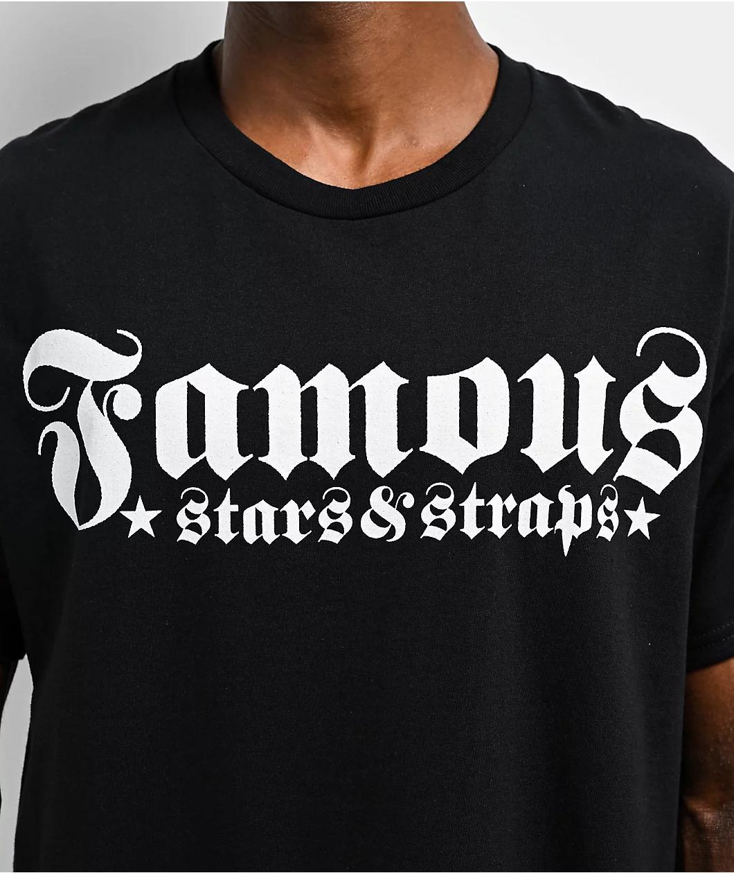 Famous Stars & Straps Chino Black T-Shirt Product Image