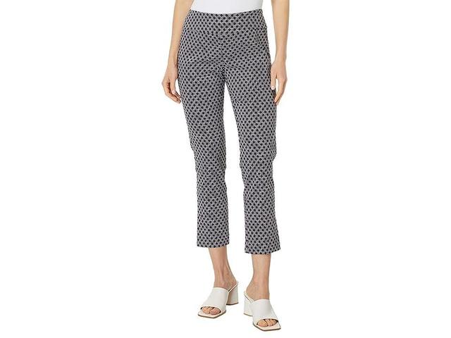 Elliott Lauren Lattice - Pull-On Crop w/ Side Vent Detail White) Women's Casual Pants Product Image