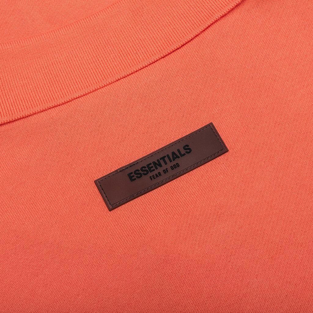 Essentials L/S Polo - Coral Male Product Image