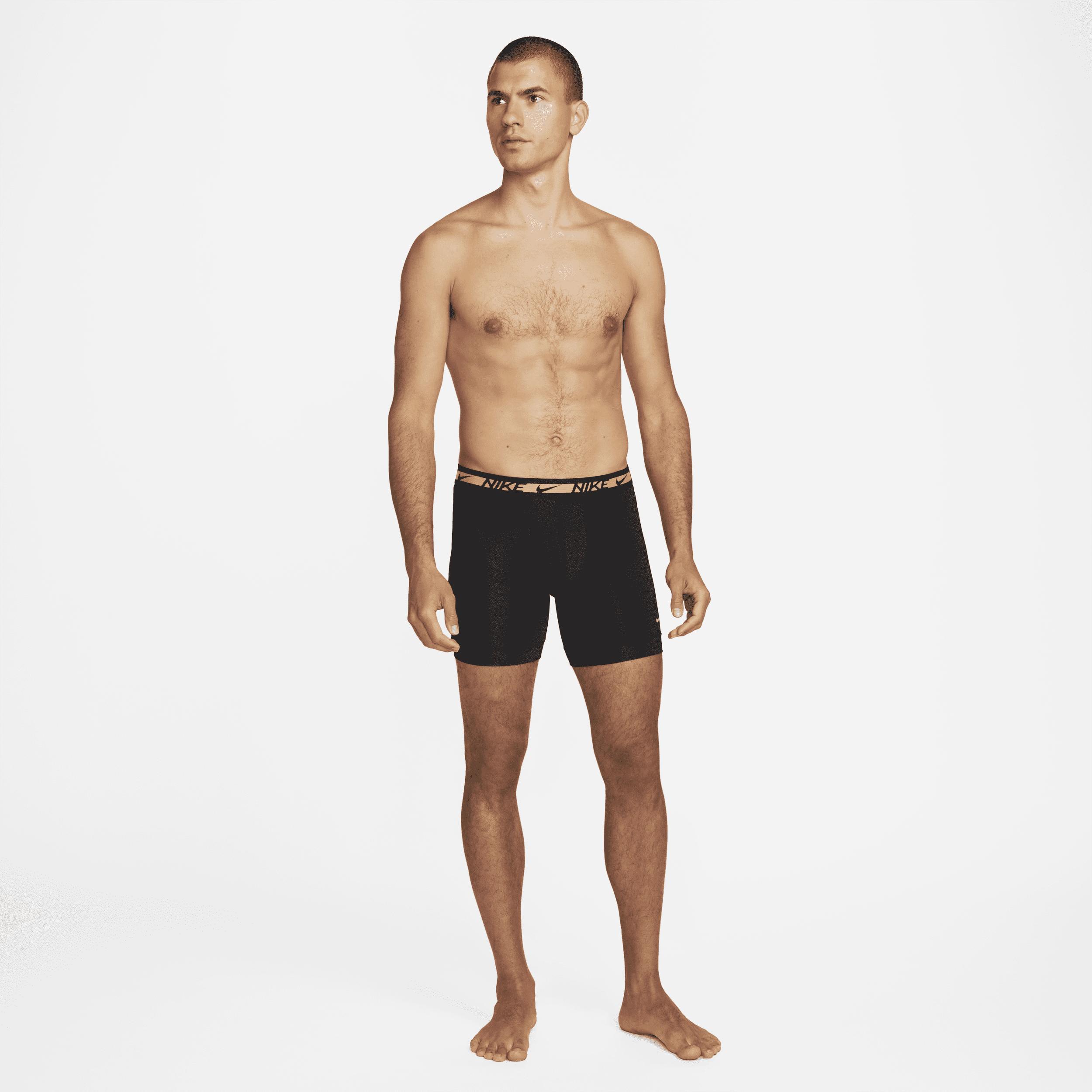 Nike Men's Dri-FIT Ultra-Stretch Micro Boxer Briefs (3-Pack) Product Image