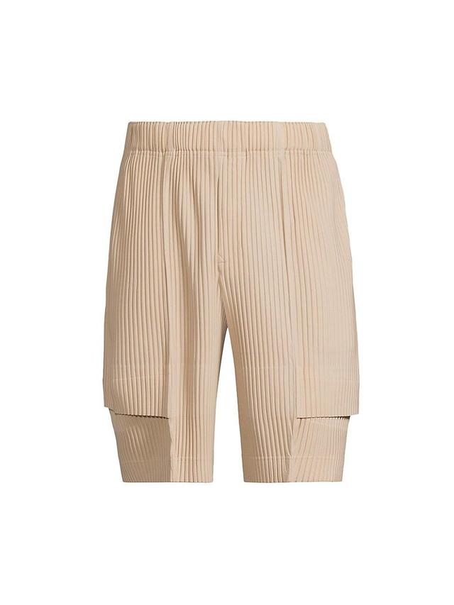 Mens Rib-Knit Cargo Shorts Product Image