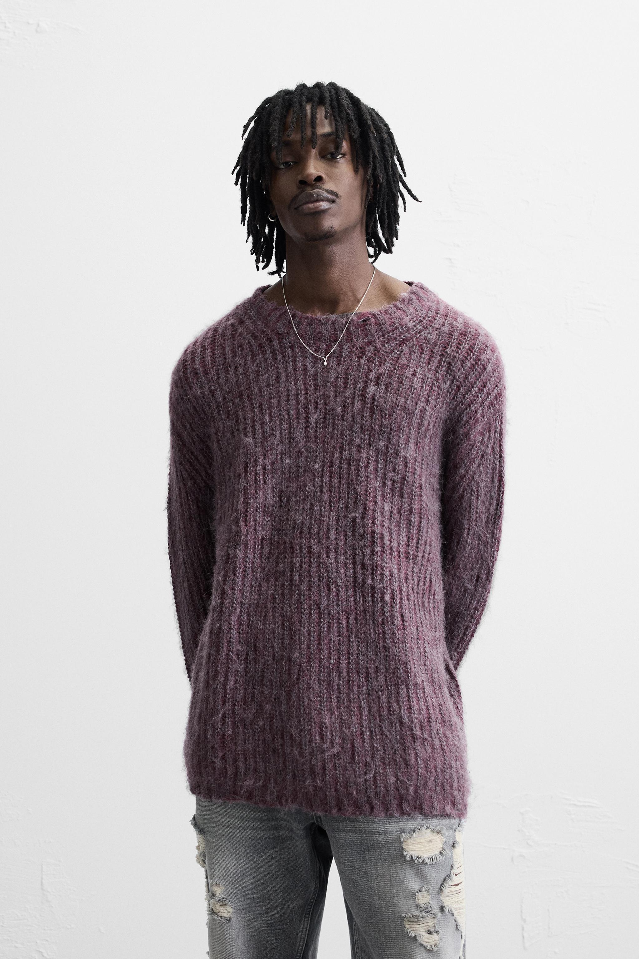 BRUSHED TEXTURE SWEATER Product Image