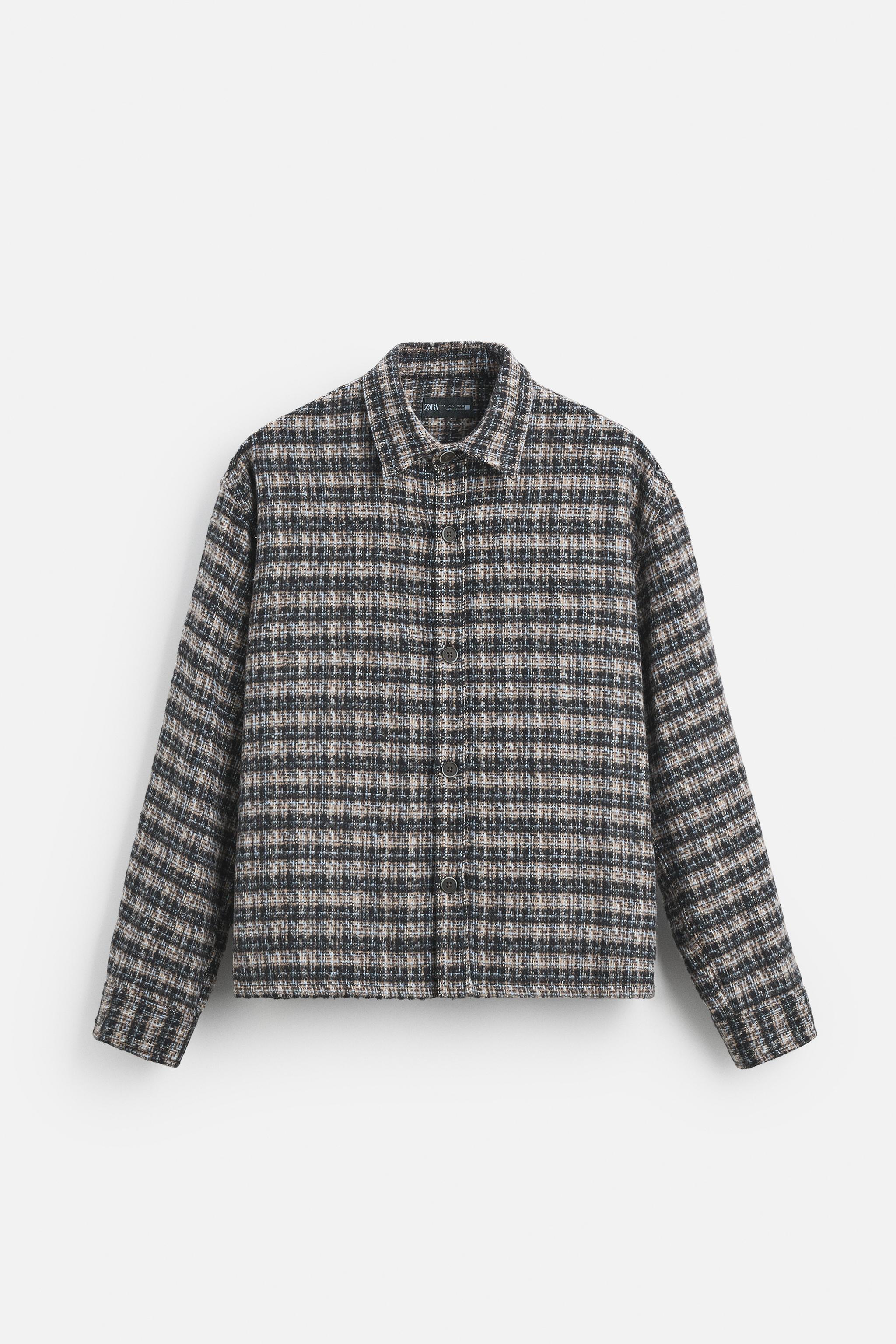 SOFT TEXTURED OVERSHIRT Product Image