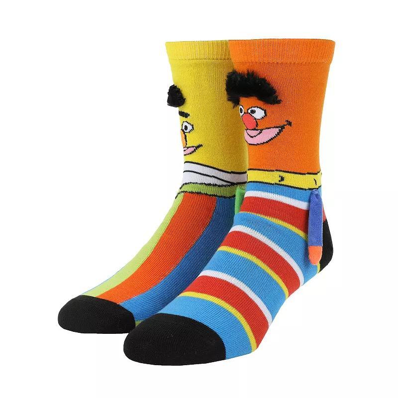 Womens Sesame Street Bert & Ernie Crew Socks Product Image