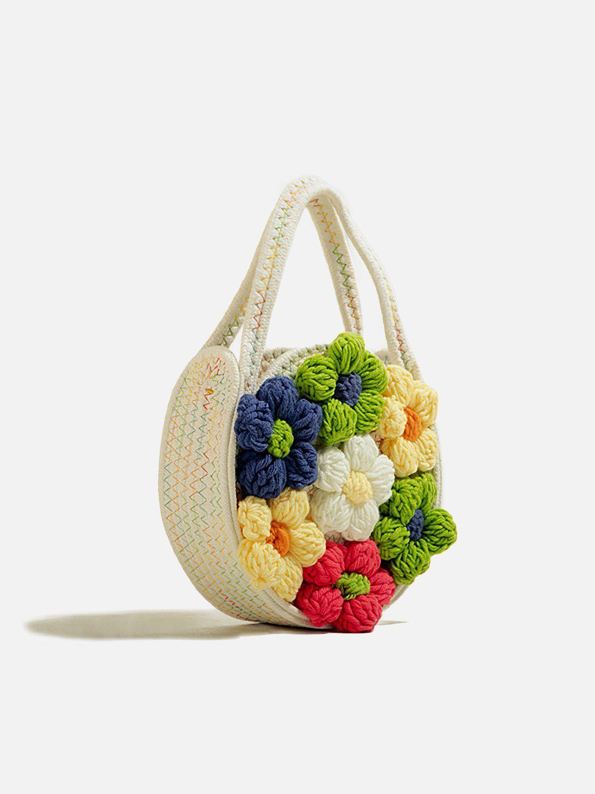 3D Flower Knit Bag Product Image