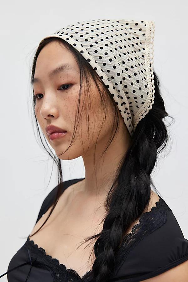 Polka Dot Headscarf Womens at Urban Outfitters Product Image