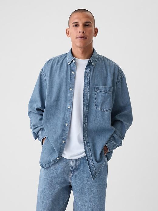 Denim Big Shirt Product Image