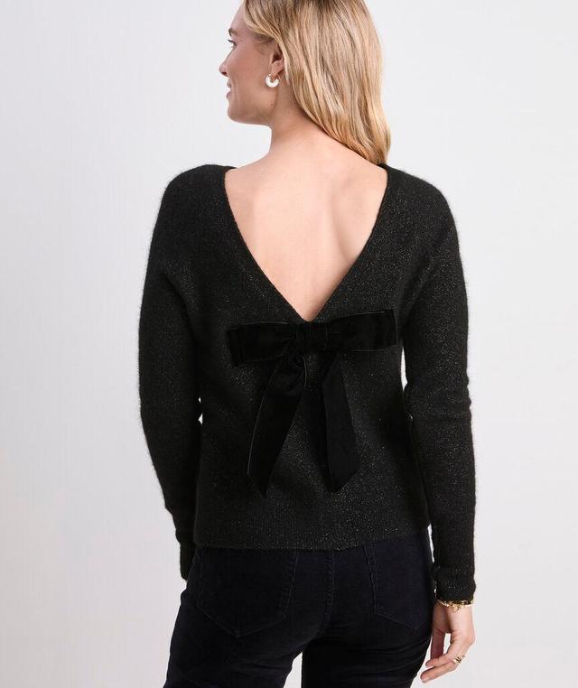 Velvet Bow Back Sweater Product Image