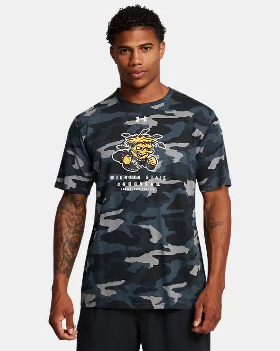 Mens UA Performance Cotton Camo Collegiate T-Shirt Product Image