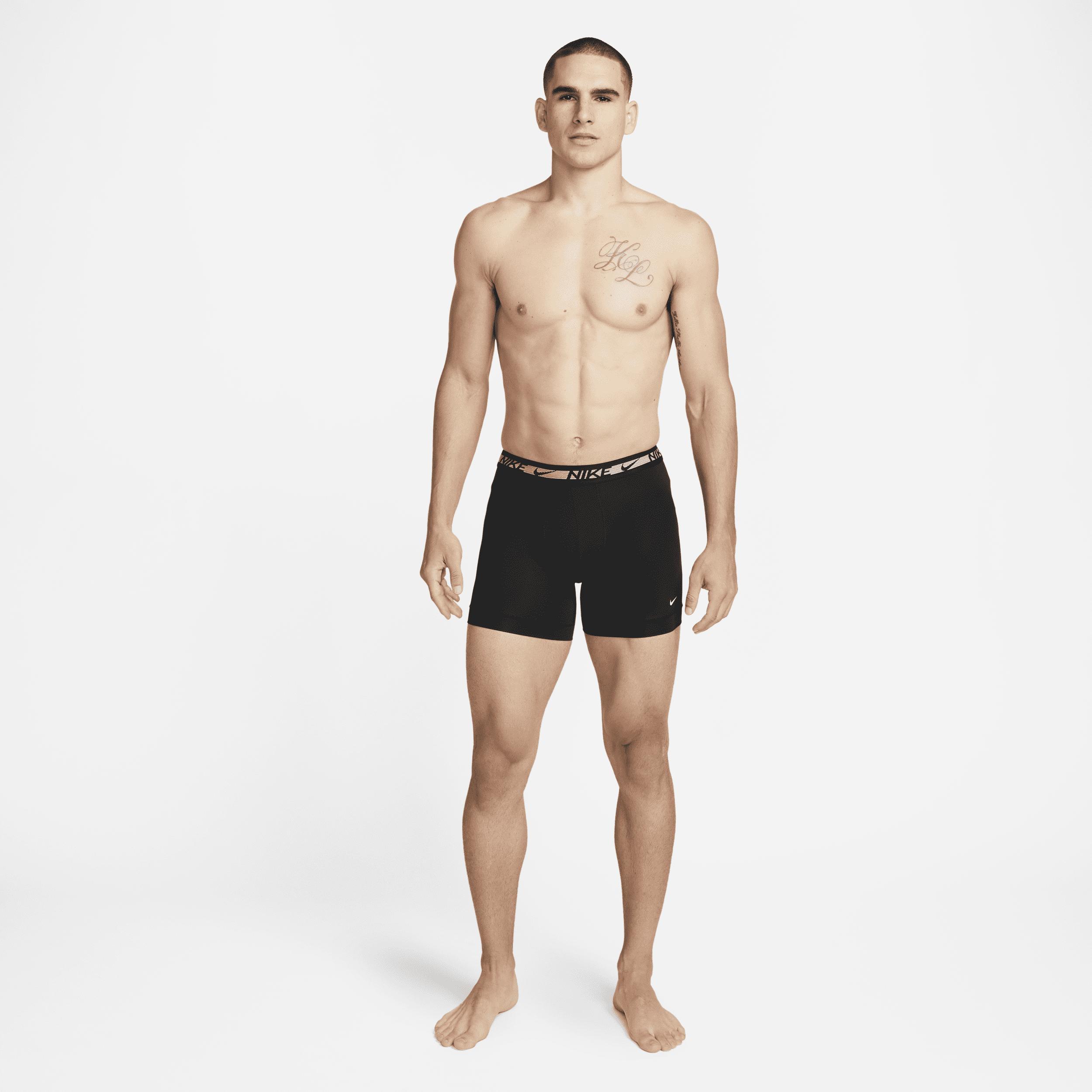 Nike Men's Dri-FIT Ultra-Stretch Micro Boxer Briefs (3-Pack) Product Image