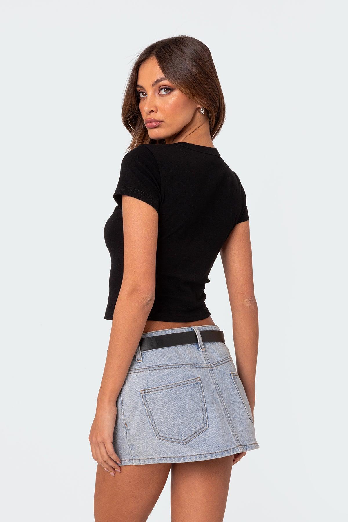 Better Basics Cropped T Shirt Product Image