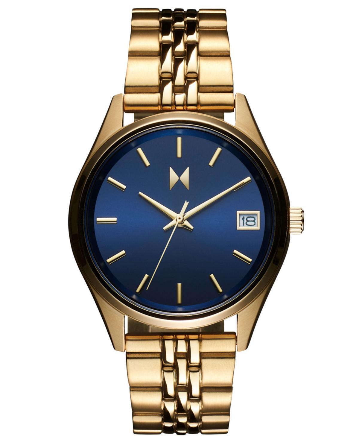 MVMT Womens Rise Boyfriend Quartz Analog Gold Tone Stainless Steel Bracelet Watch Product Image