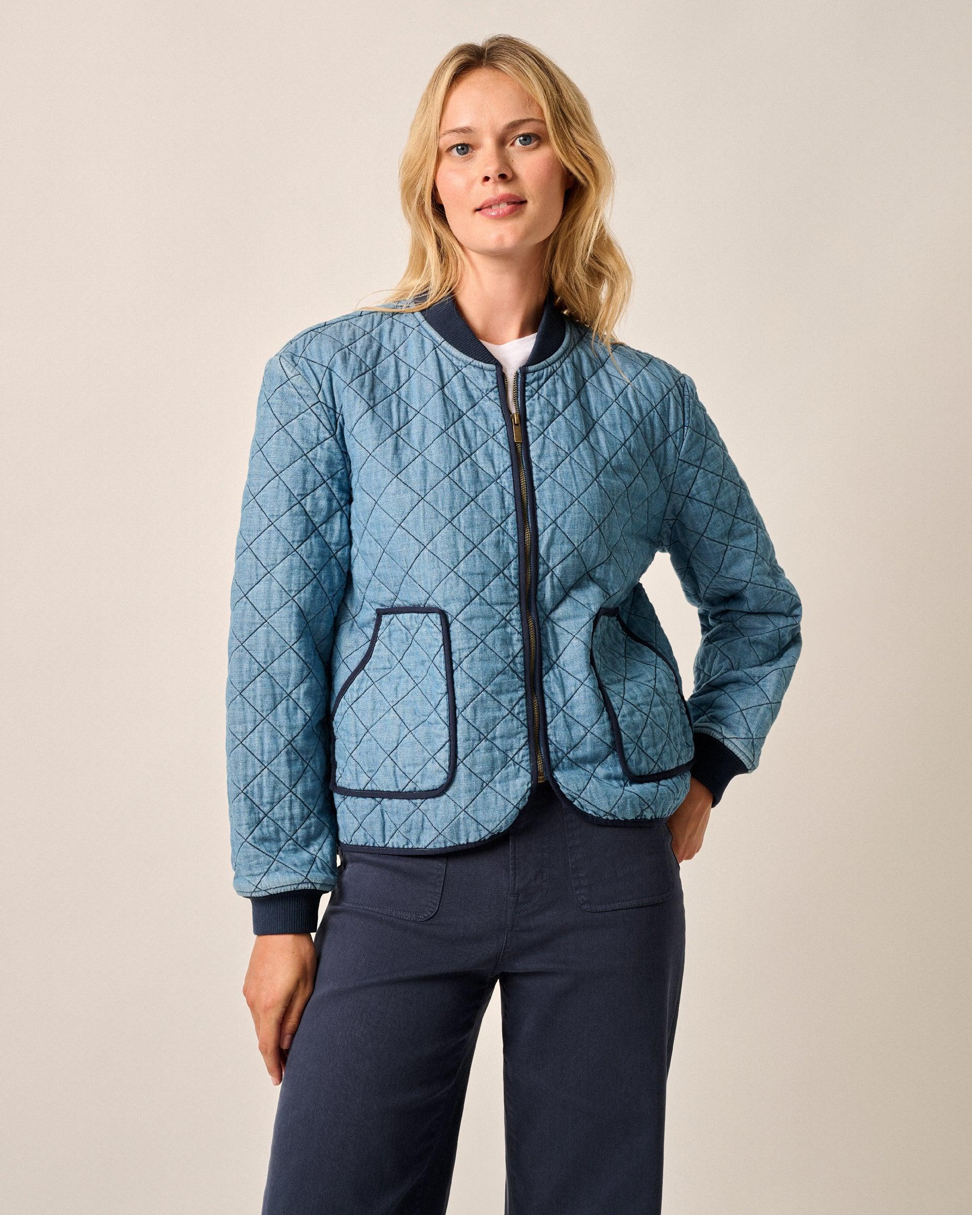 Vivian Quilted Bomber Jacket Female Product Image