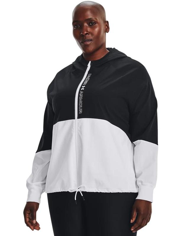 Women's UA Woven Full-Zip Jacket Product Image