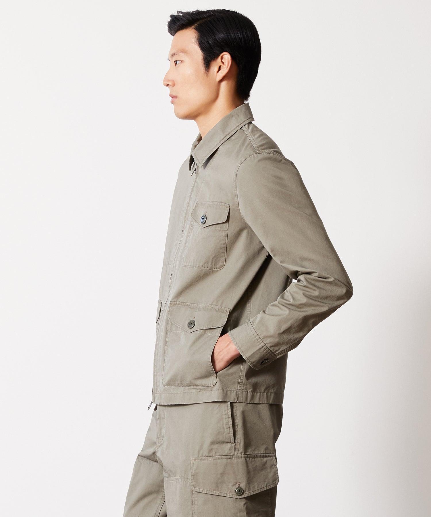 Lightweight Cotton Military Jacket Product Image