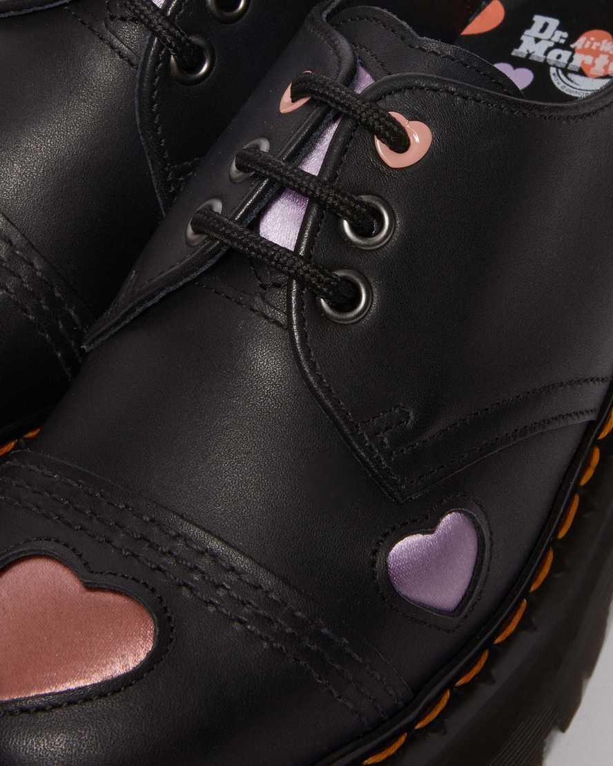 1461 Leather Heart Platform Shoes Product Image