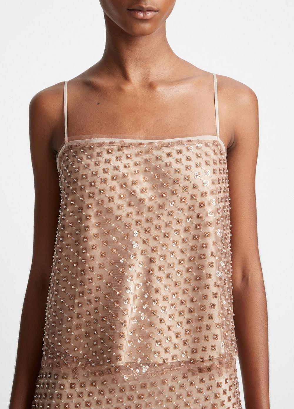 Beaded Sequin Straight Camisole Product Image