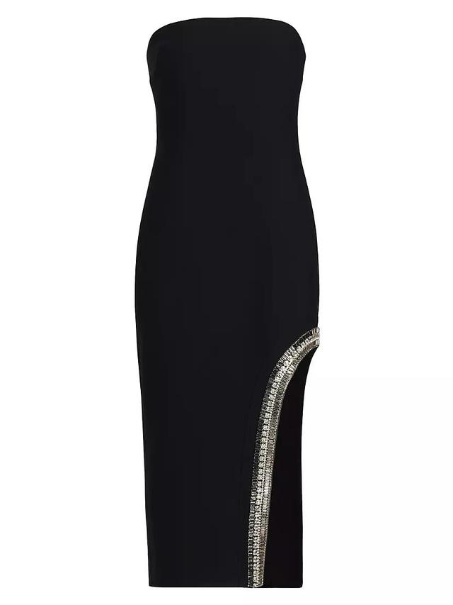 Sammy Strapless Rhinestone Midi-Dress Product Image