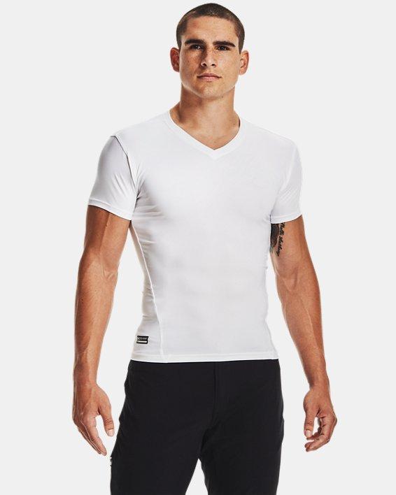 Men's Tactical HeatGear® Compression V-Neck T-Shirt Product Image