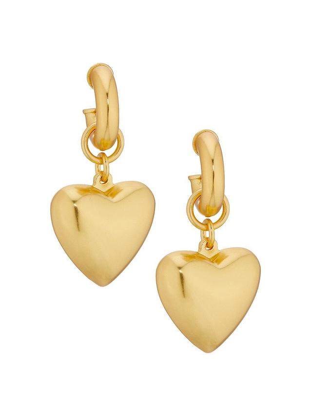 Womens Heart & Soul Goldtone Drop Earrings Product Image