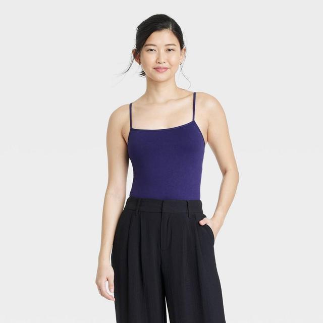 Womens Easy Seamless Cami - A New Day Navy Product Image