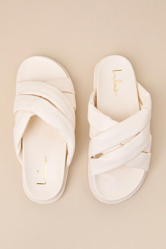 Tolleson Bone Slide Sandals Product Image