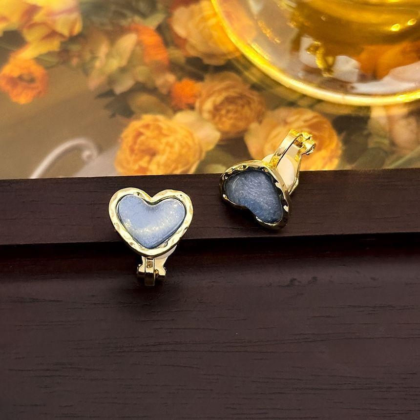 Heart Stud Earring / Clip-On Earring Product Image