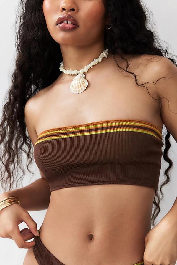 Urban Outfitters UO Seamless Bandeau Bikini Top Womens at Urban Outfitters Product Image