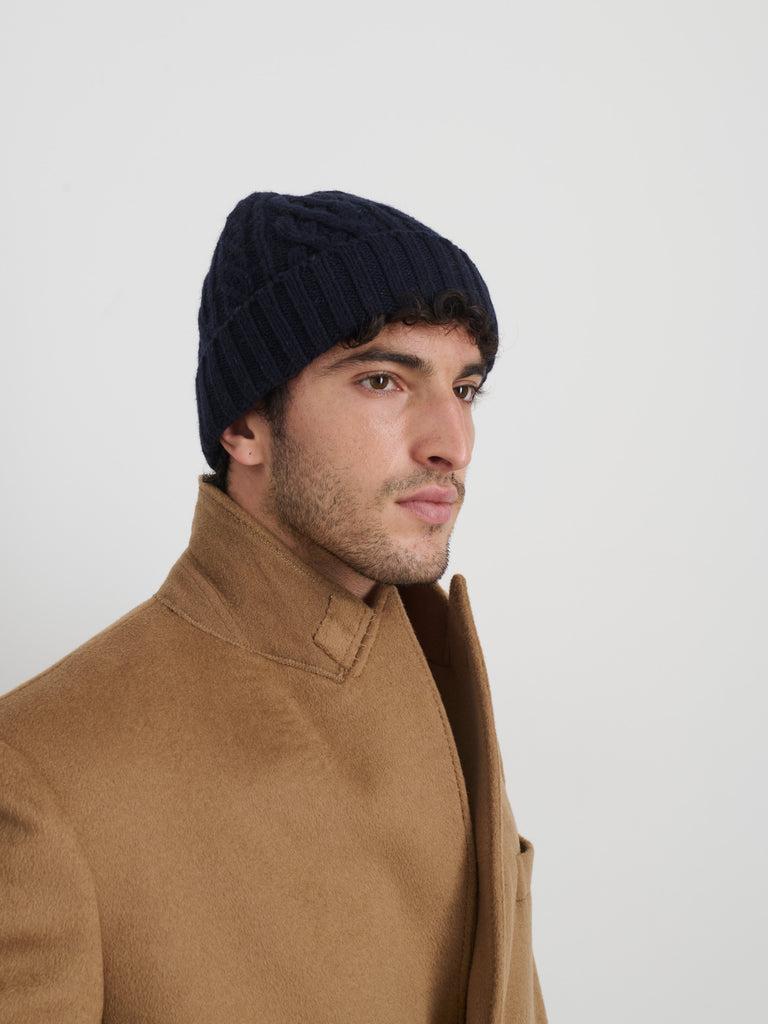 Aran Cable Beanie In Wool product image