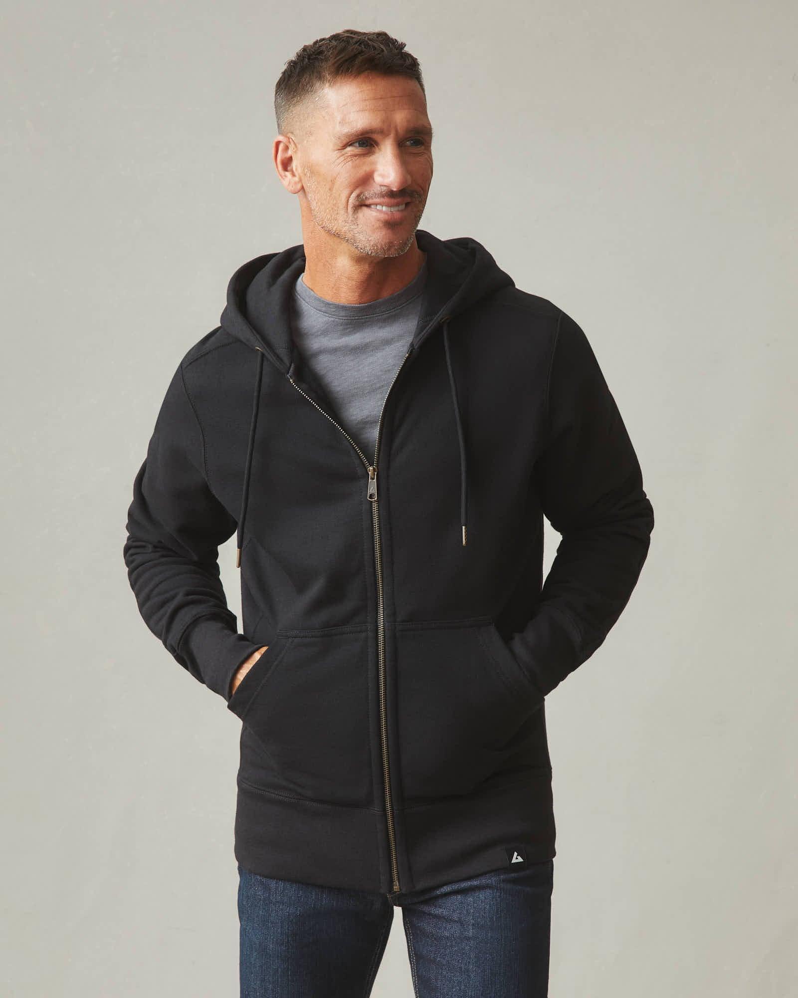 Classic Full Zip - Black Male Product Image