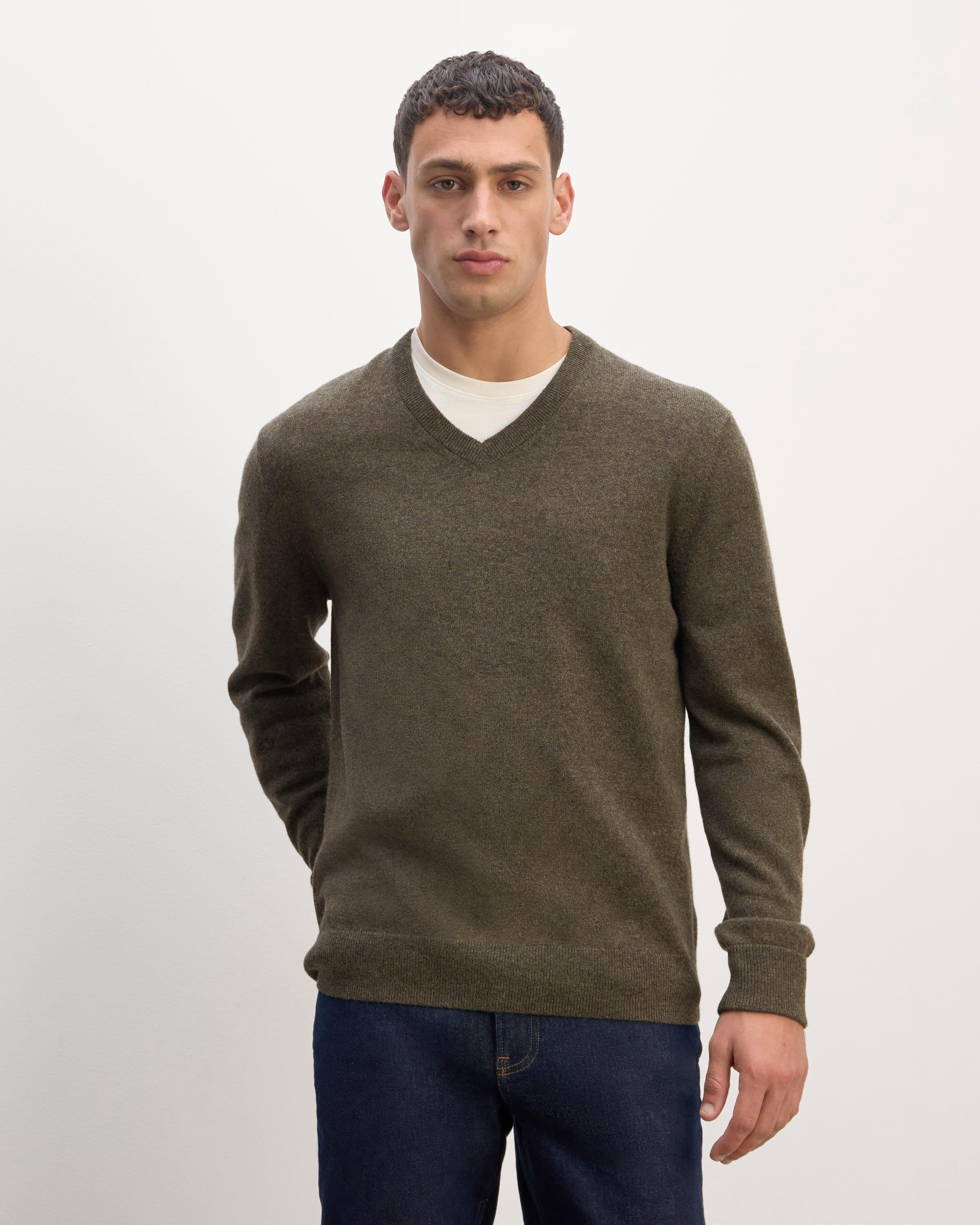 The Cashmere V-Neck Sweater Product Image