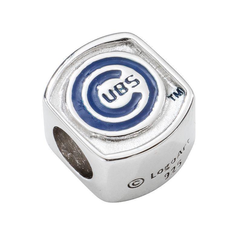 LogoArt Chicago Cubs Sterling Silver Bead, Womens, Blue Product Image