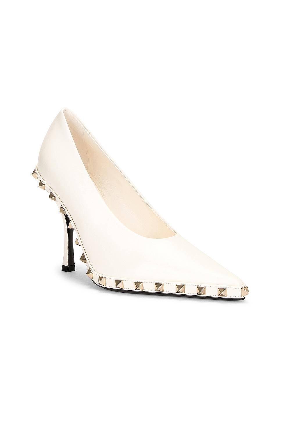 Womens Rockstud Pumps In Calfskin With Tone-On-Tone Studs Product Image