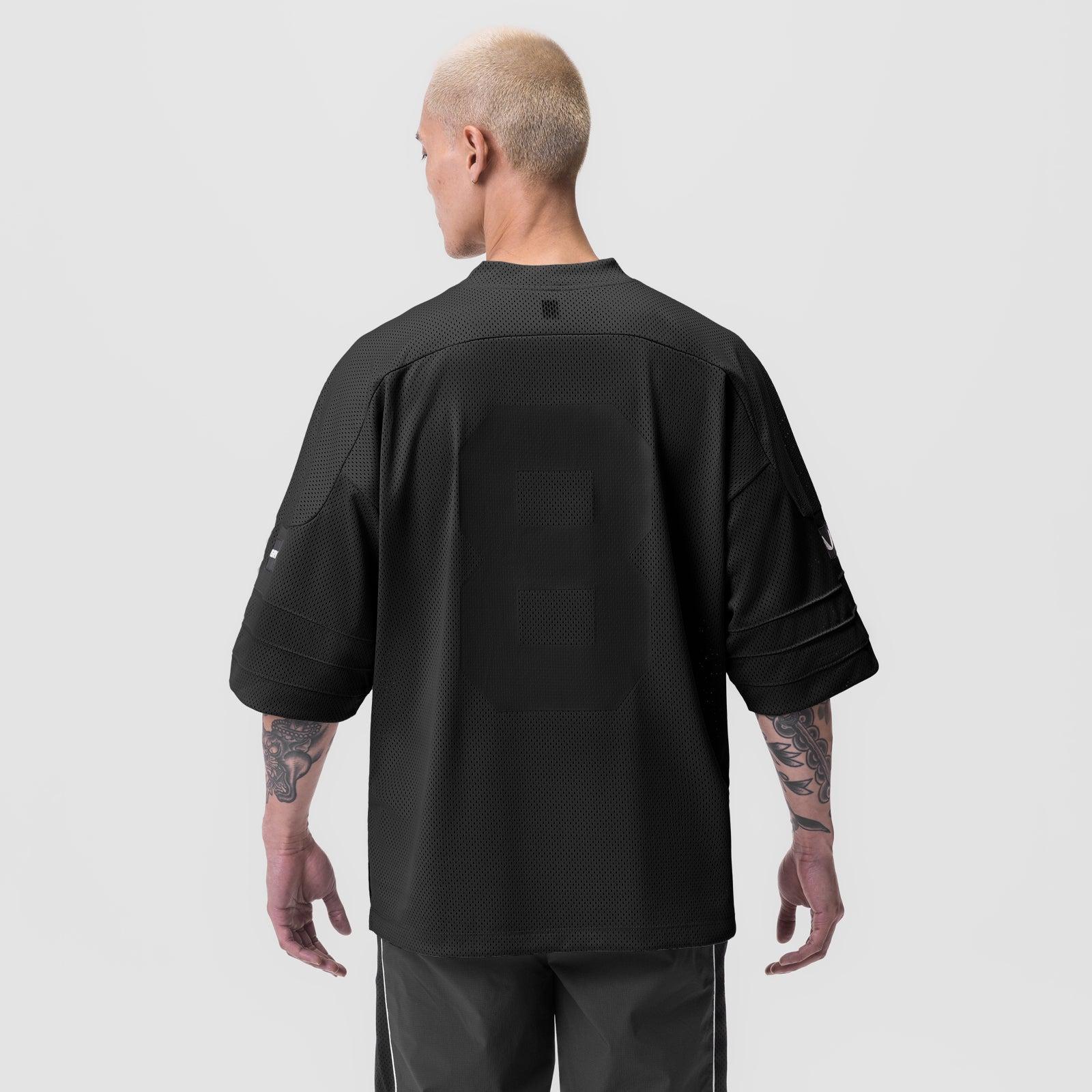 0772. SilverPlus™ Mesh Oversized Jersey  - Black Male Product Image