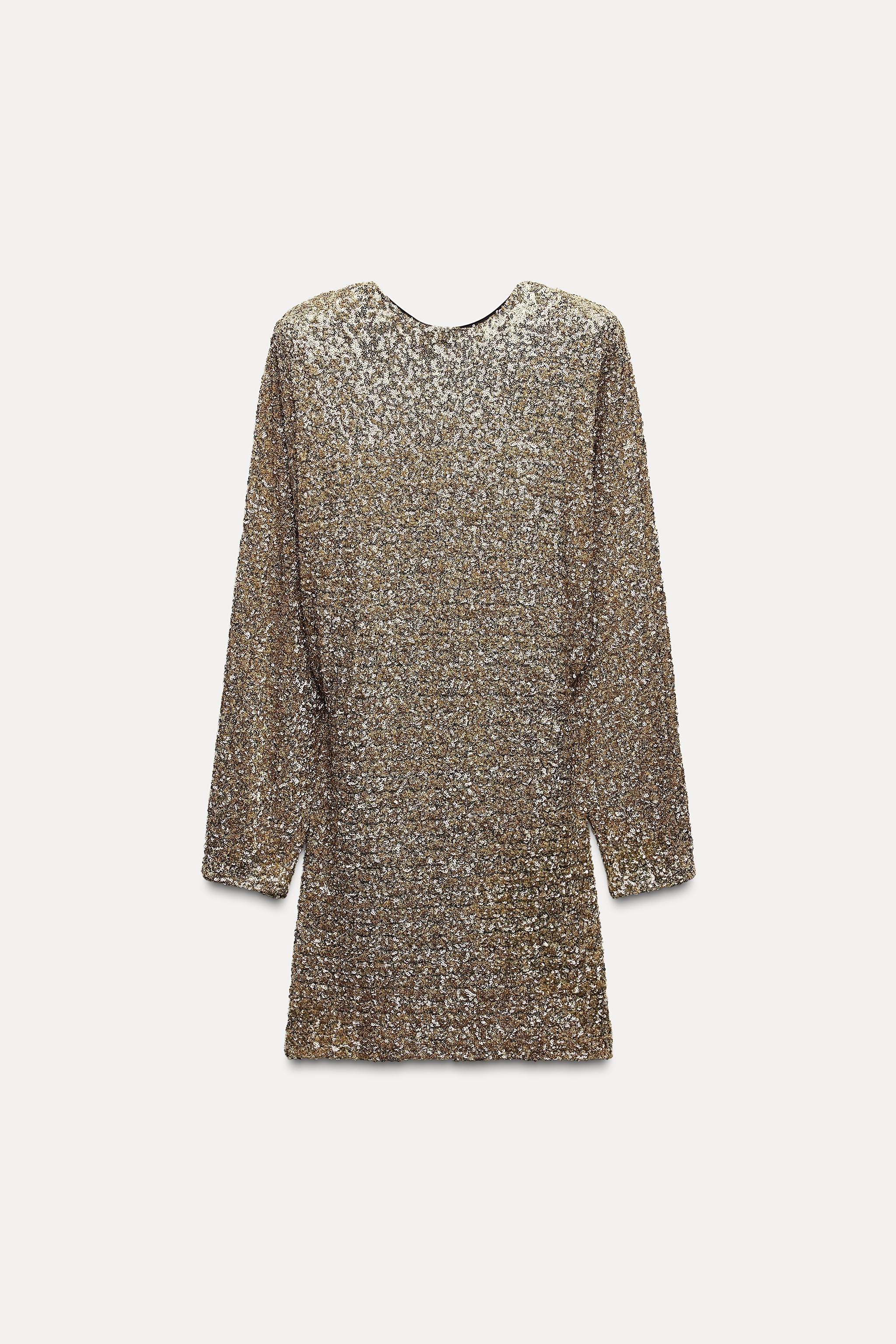 SEQUIN MINI DRESS ZW COLLECTION Product Image